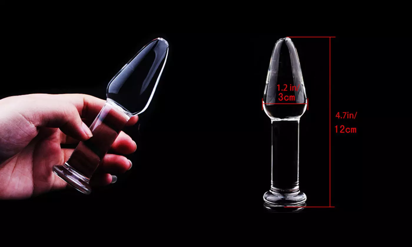 7 Types Crystal Glass Anal Plug G-spot Pleasure Stimulator