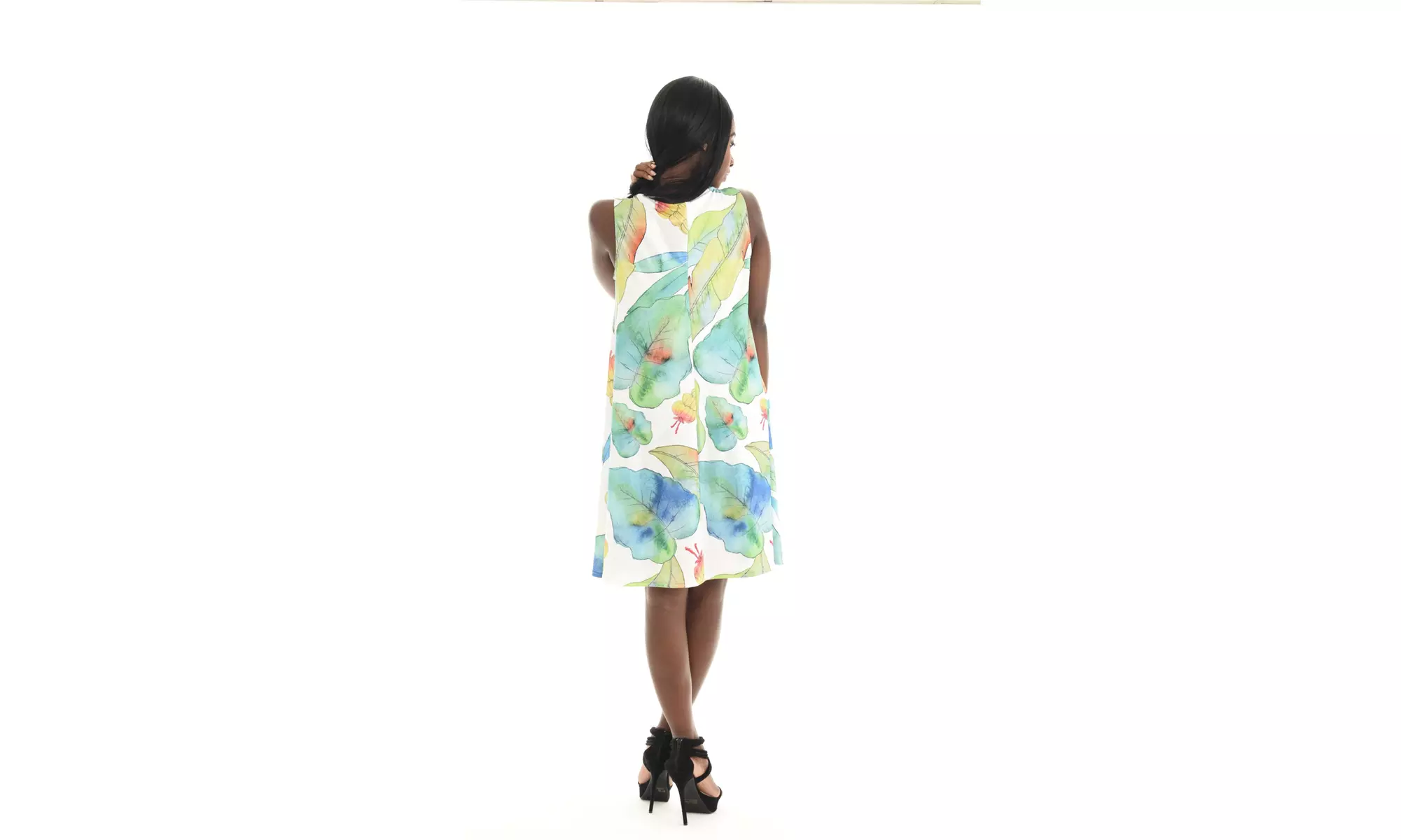 Casual Sleeveless Printed Dress 