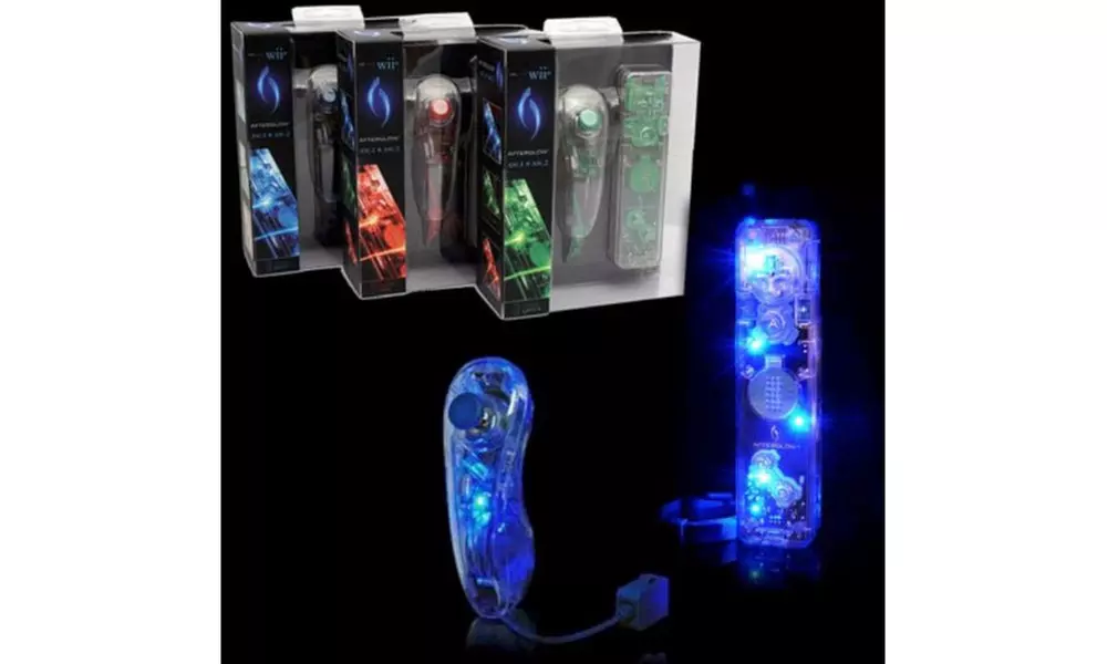 Remote and Nunchuk Afterglow AW.3 Controller For Nintendo Wii/Wii U - Primary Image