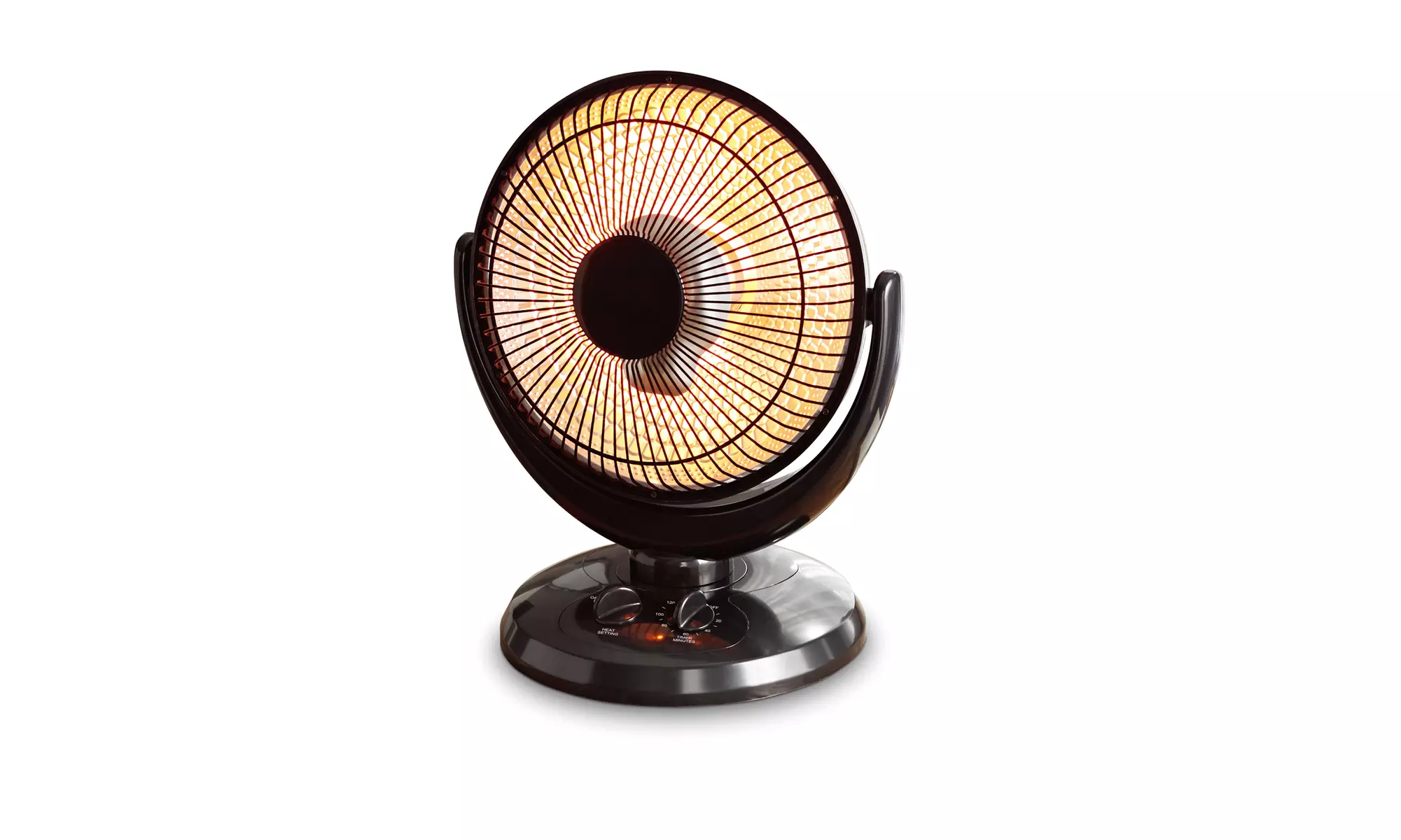 Mainstays Infrared Oscillating Dish Heater, Black, JHS-800H - Primary Image