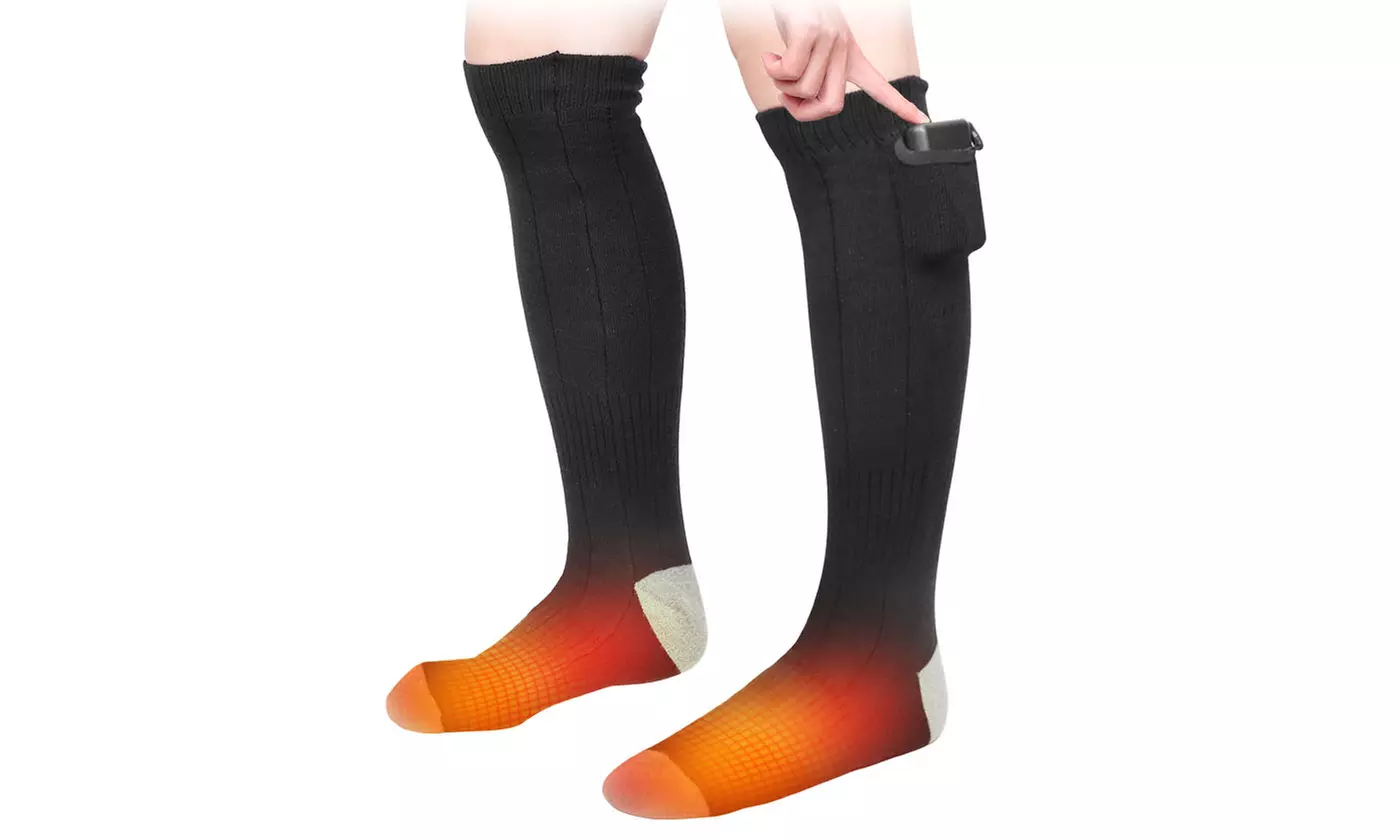iMounTEK Thermal Battery-Powered Electric Heated Socks - Power Supply INCLUDED