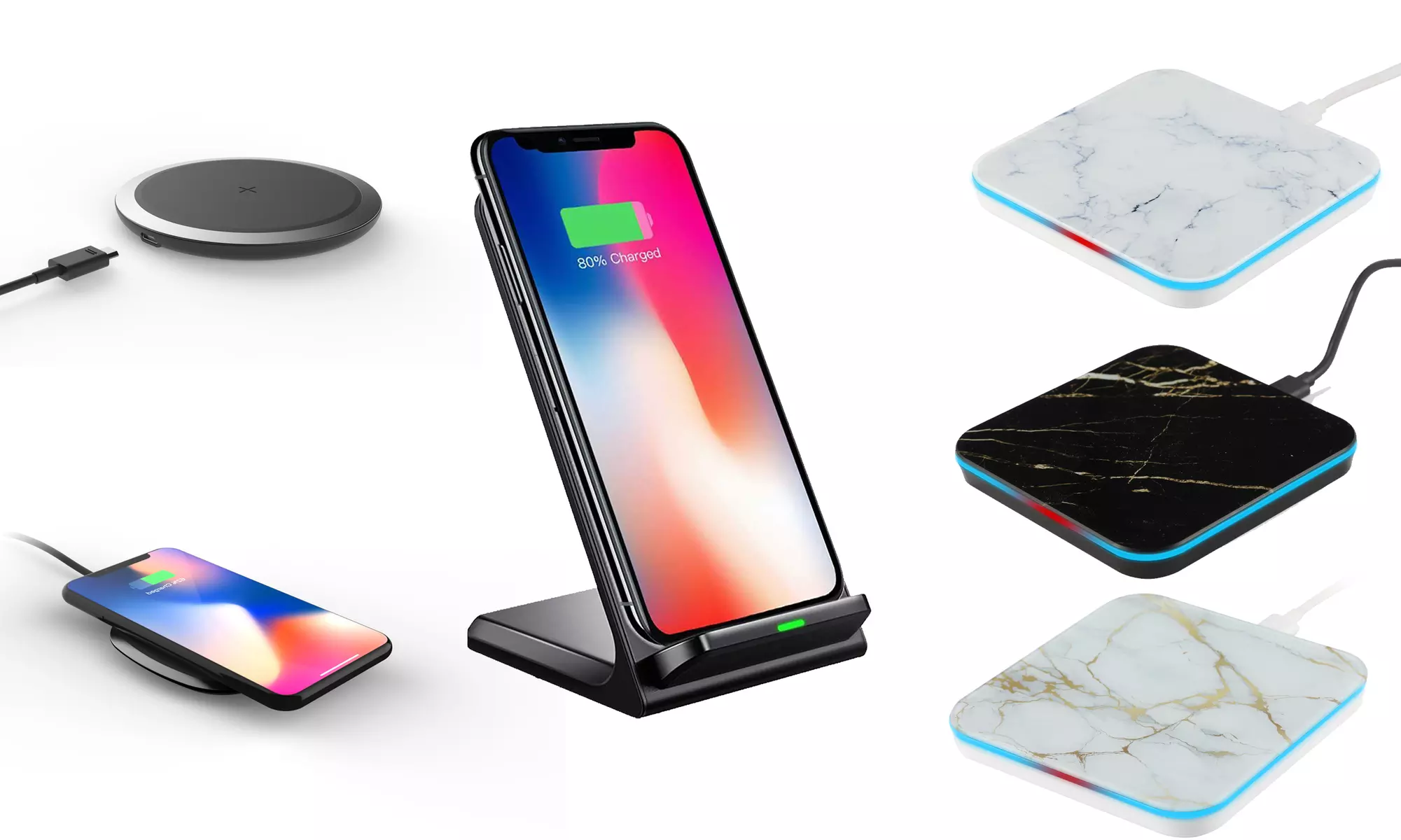 LAX 10W Wireless Chargers for Qi-Enabled Smartphones - Primary Image
