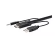 Monoprice Switch Series HDMI USB 3 5mm Audio Combo Cable for KVM Switches 6ft - Second Medium