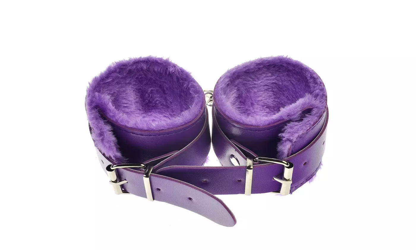 Handcuffs Up Leather Hand Ring Ankle Cuffs Restraint  position helpers - Second Medium