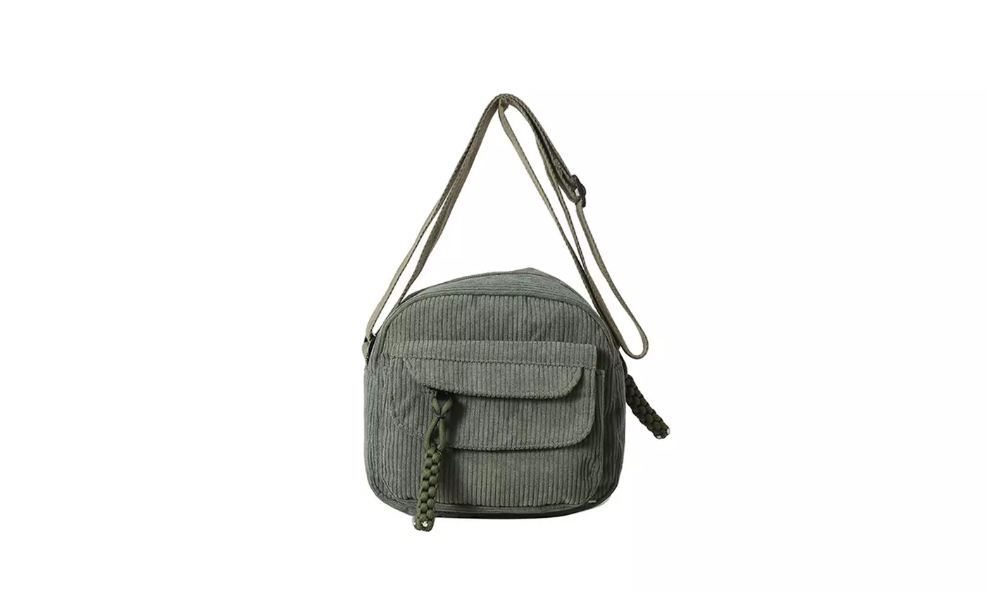 Corduroy Crossbody Purse - Multiple Options