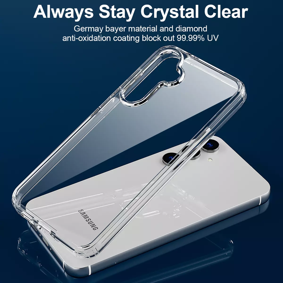 For Samsung Galaxy S23 FE 5G 2023 Case Clear Shockproof Protective Cover