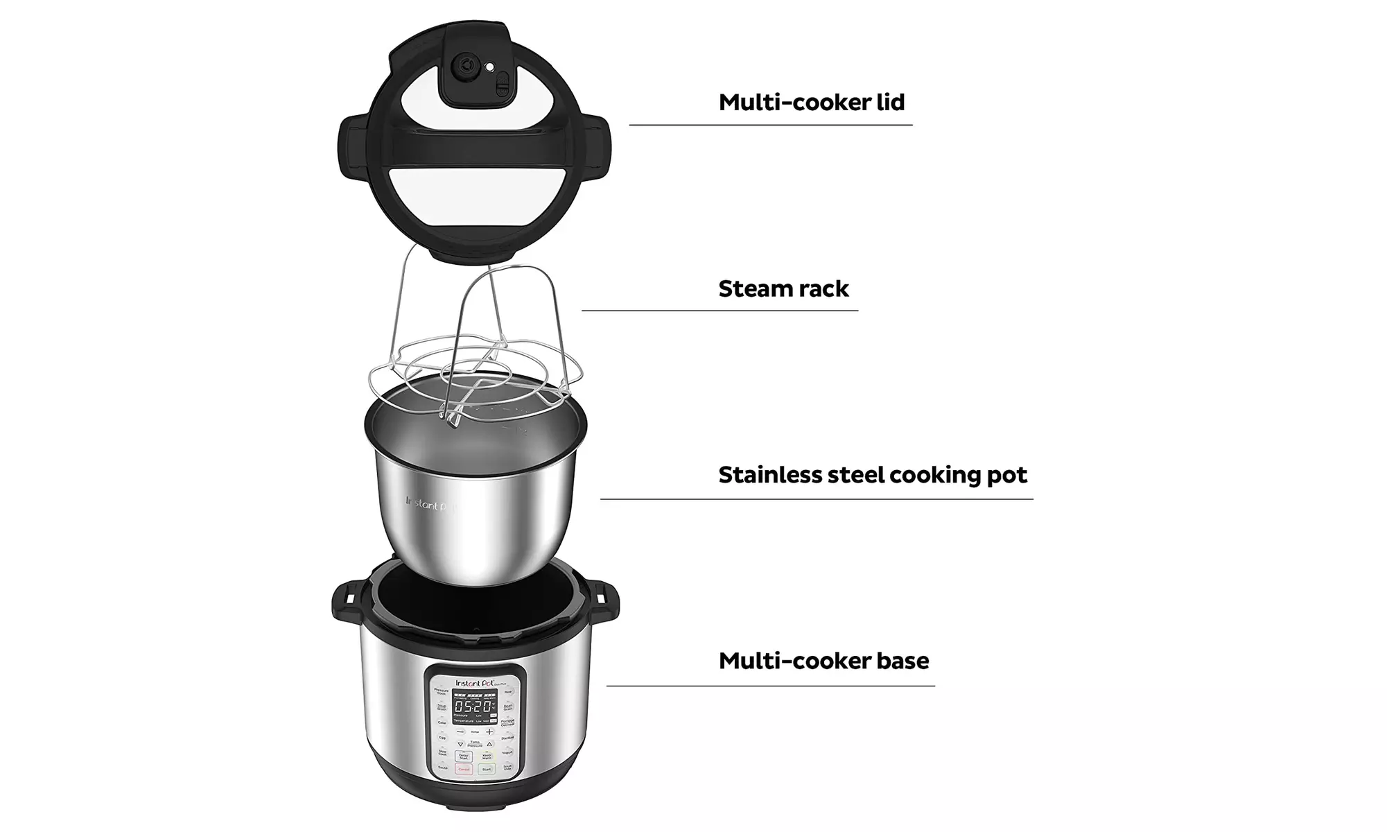 Instant Pot DUO Plus 6qt 9-in-1 Multi- Use Programmable Slow Cooker- New
