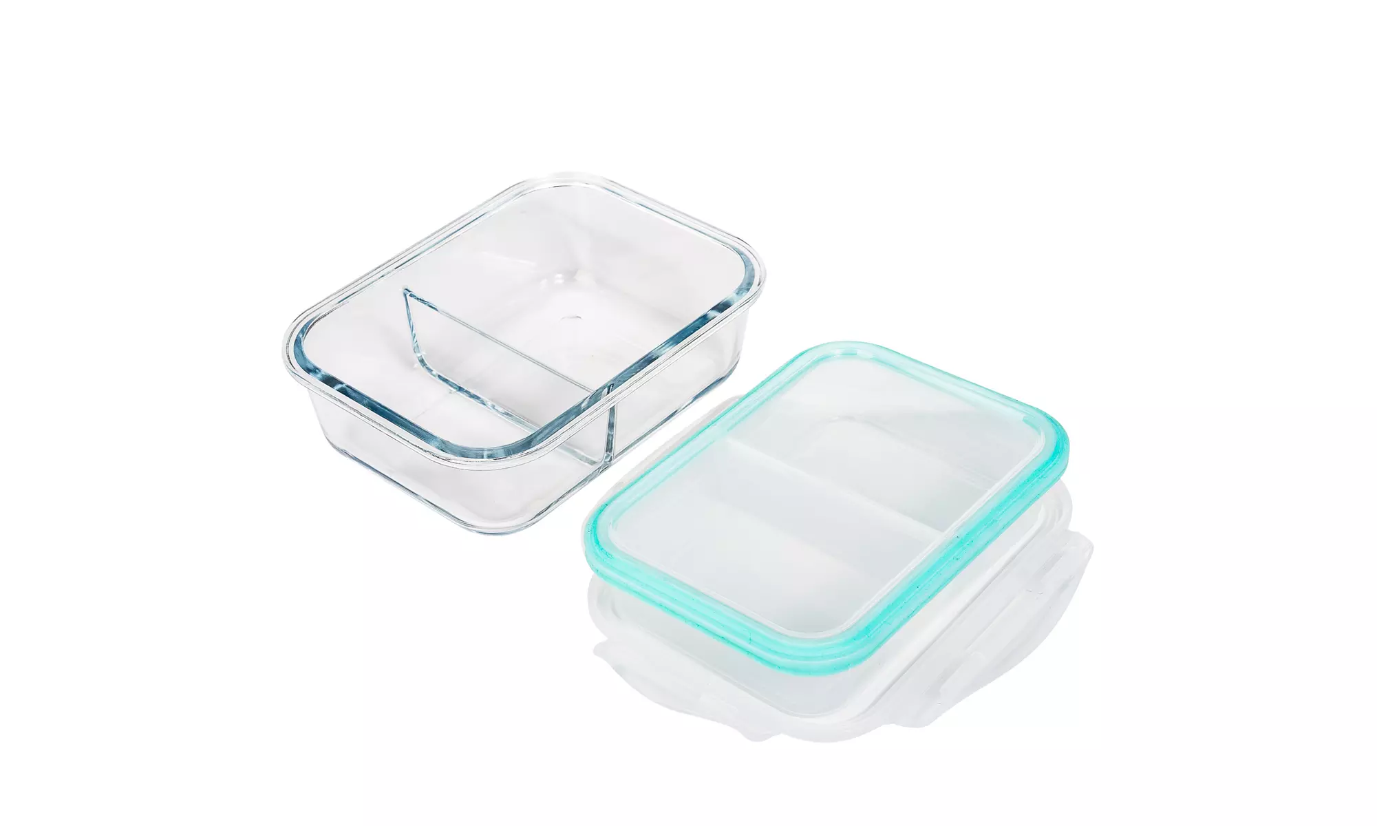 Borosilicate Glass Meal Prep Containers with Snap Locking Lids (1-3or 5 Pack)