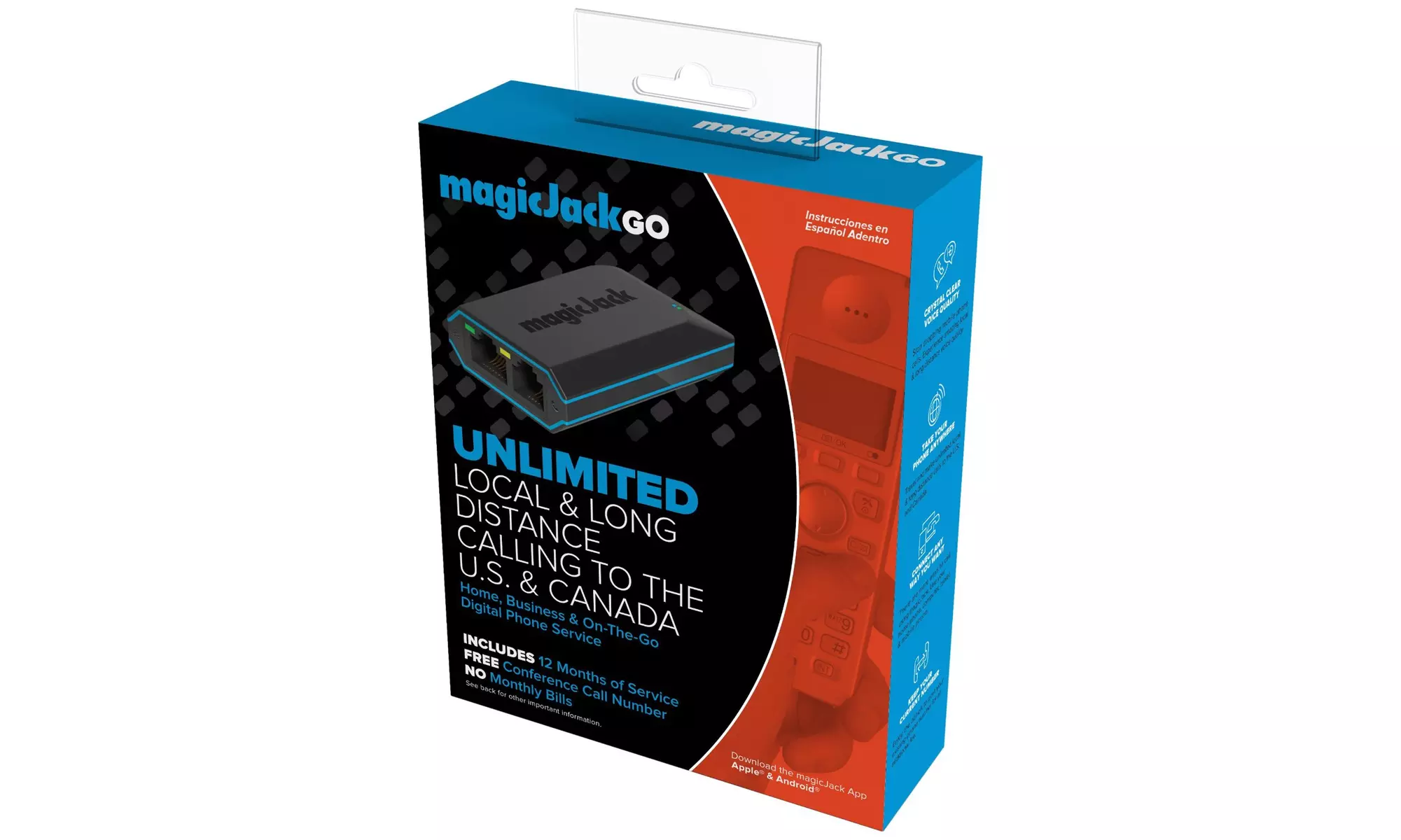 Magicjack Go 12 Months UNLIMITED local & long distance Calls - Primary Image