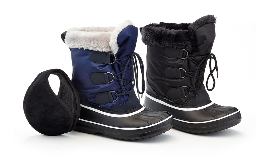 groupon ladies snow boots