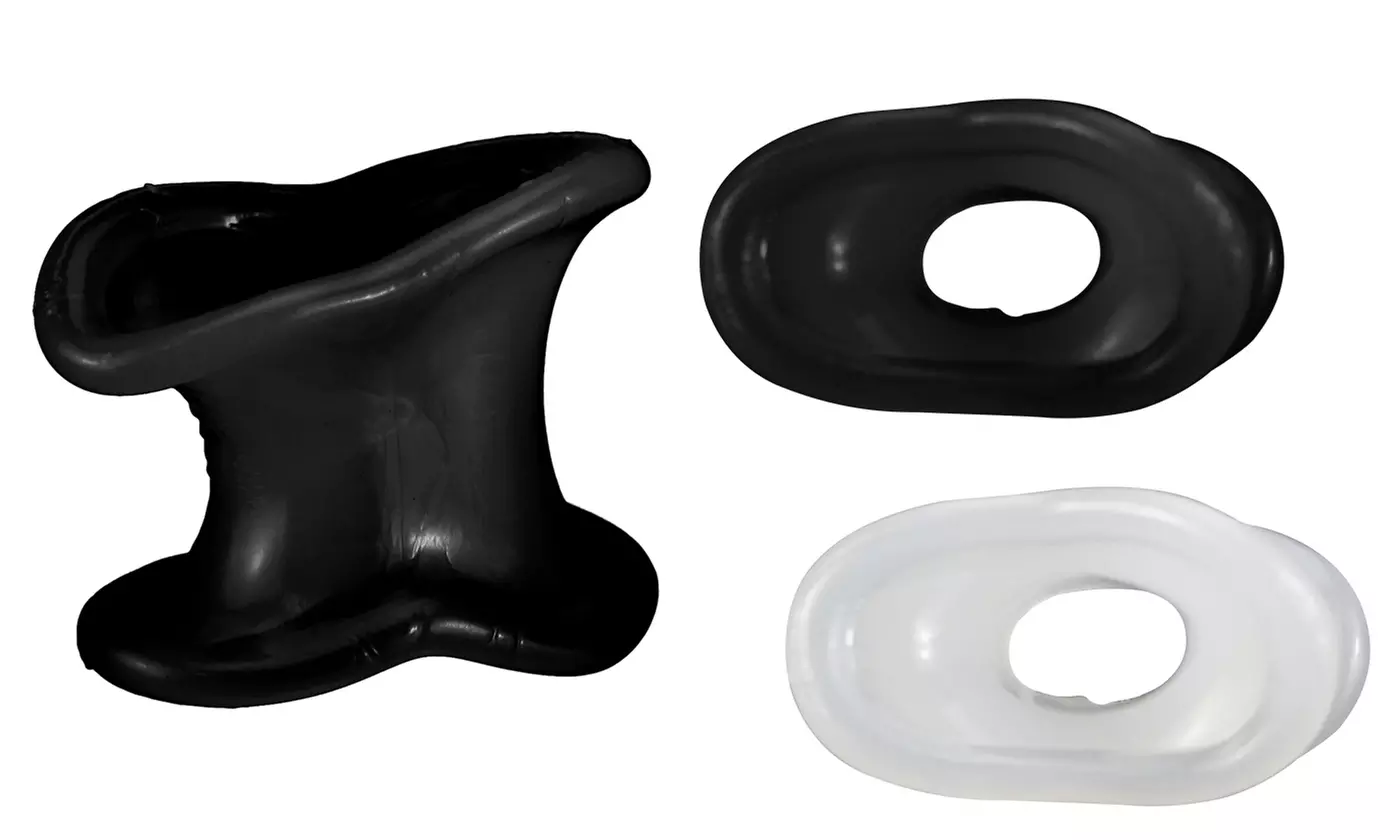Squeeze Rings Cage Soft Stretcher Enhancer Delay Ball Non-Vibrating C-Rings - Primary Image
