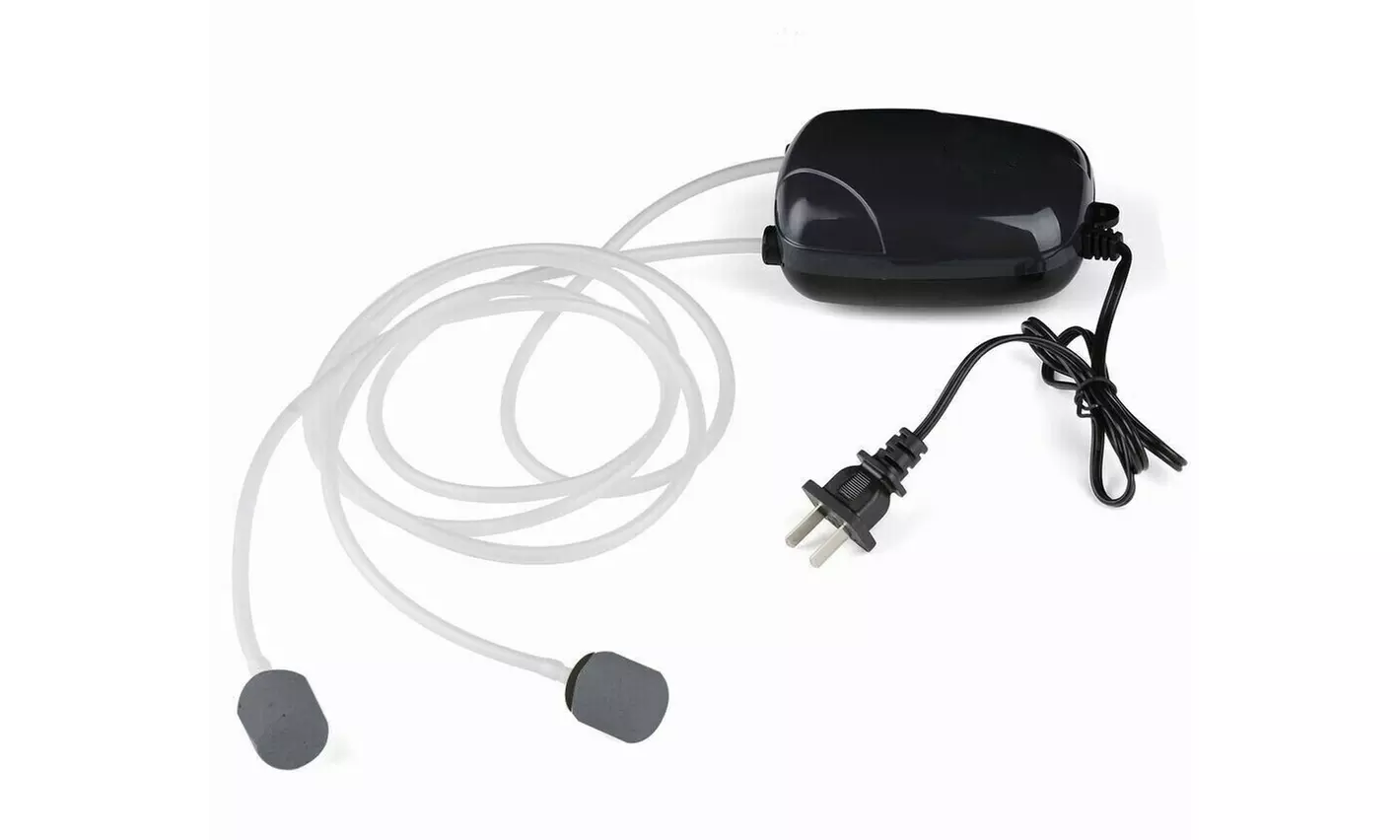 Aquarium Air Pump with 2 Air Stone Air Tube Fish Tank Silent Oxygen Pump - Second Medium