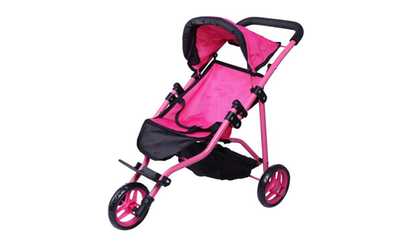 Precious Toys Jogger Hot Pink Doll Stroller