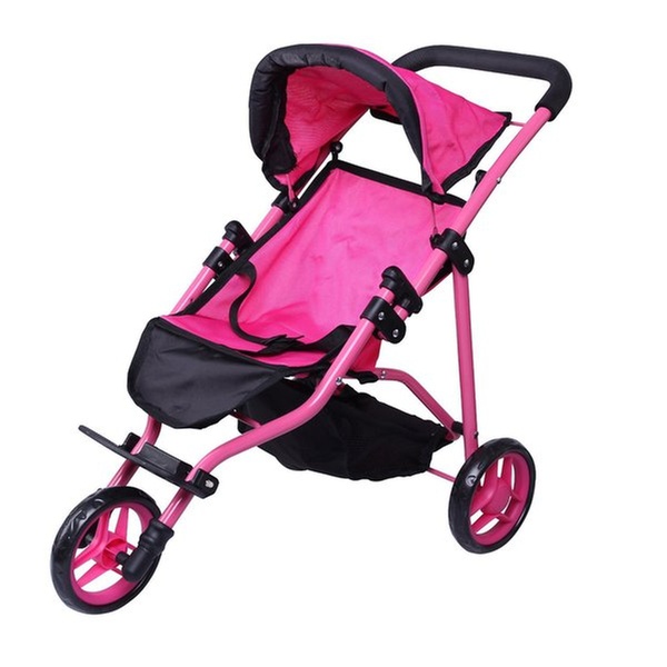 pink doll stroller