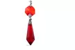 30 Red Chandelier Glass Crystals Lamp Parts Hanging Drops Pendants New - Second Medium