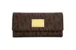 Michael Kors Jet Set Checkbook Wallet in Brown - Second Medium