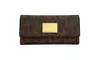 Michael Kors Jet Set Checkbook Wallet in Brown