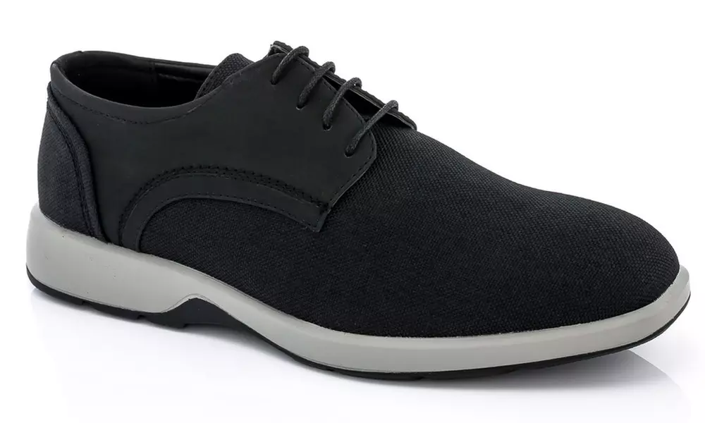 Franco Vanucci Men's Canvas Oxford Shoes