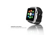TechComm GT88 Smart Watch Camera Bluetooth GSM Call & Text Heart Rate - Second Medium