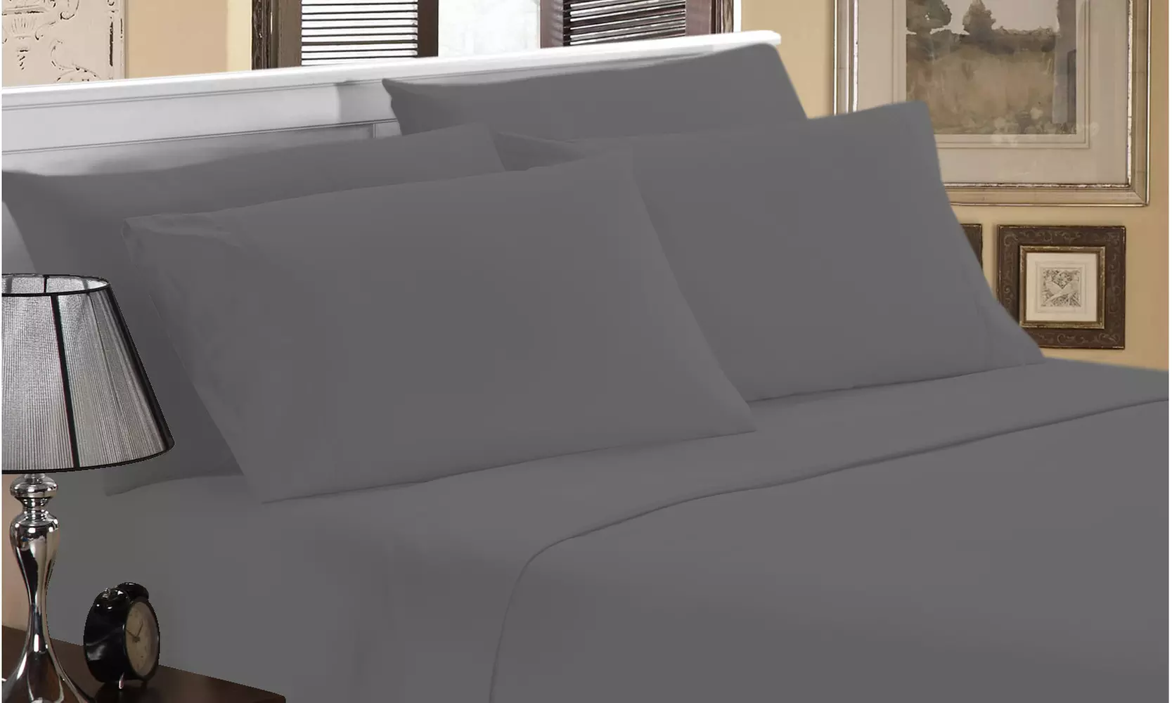 Luxury Home 1800 Series Super Soft Bamboo-Blend Sheet Set (6-Piece)