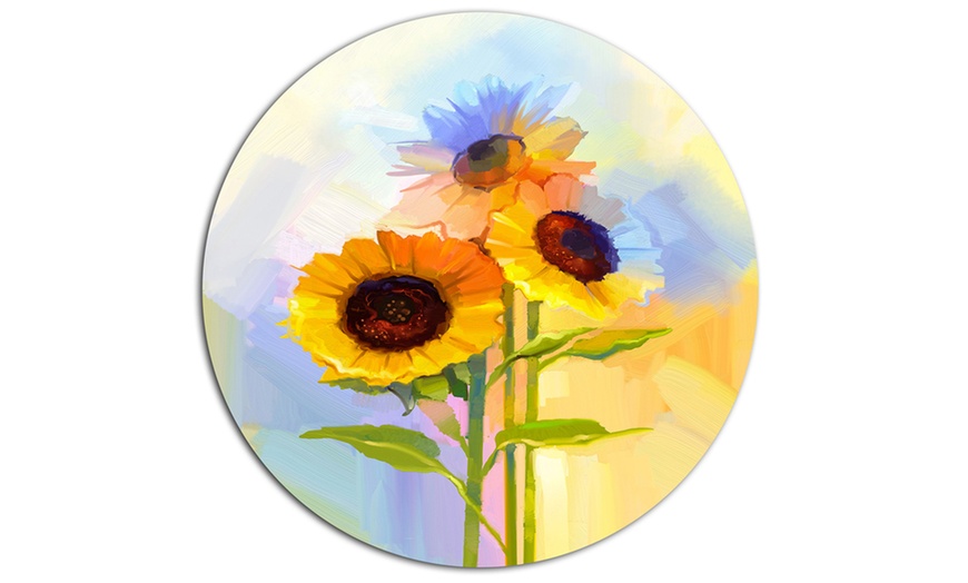 Up To 12% Off on Yellow Sunflowers with Green ... | Groupon Goods