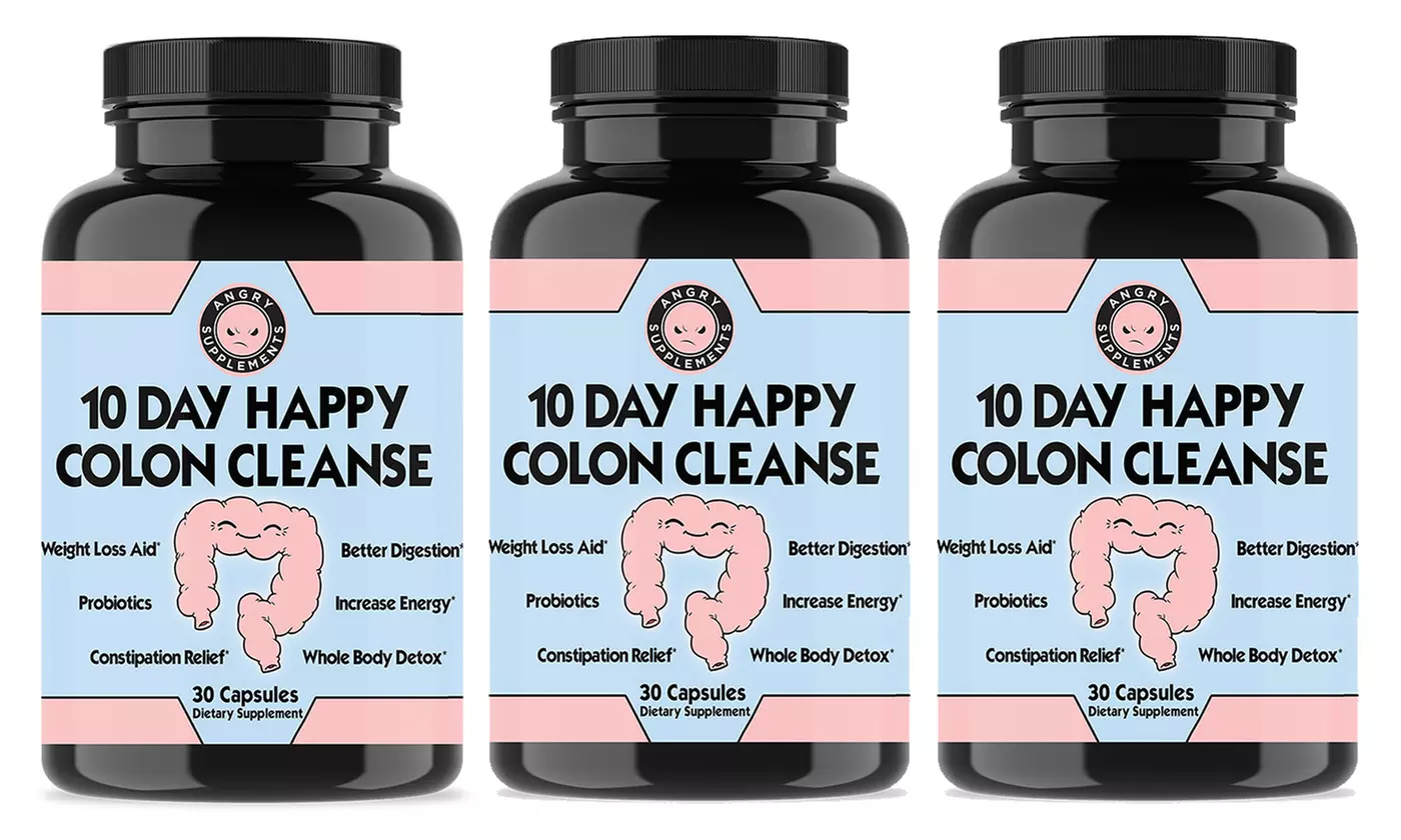 10 Day Happy Colon Cleanse Weight Loss Detox (1, 2 or 3 Pack) - Second Medium