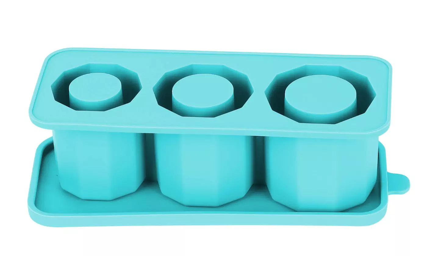 Big Silicone Hollow Ice Cube Tray With Lid for 30-40oz Stanley Tumbler Cup