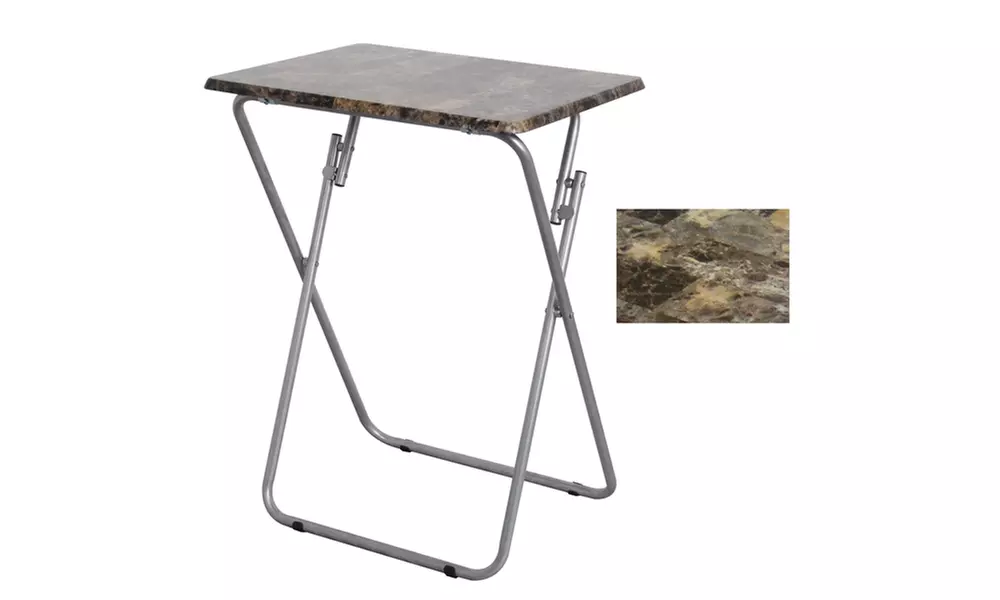 Folding TV & Snack Tray Table - Primary Image
