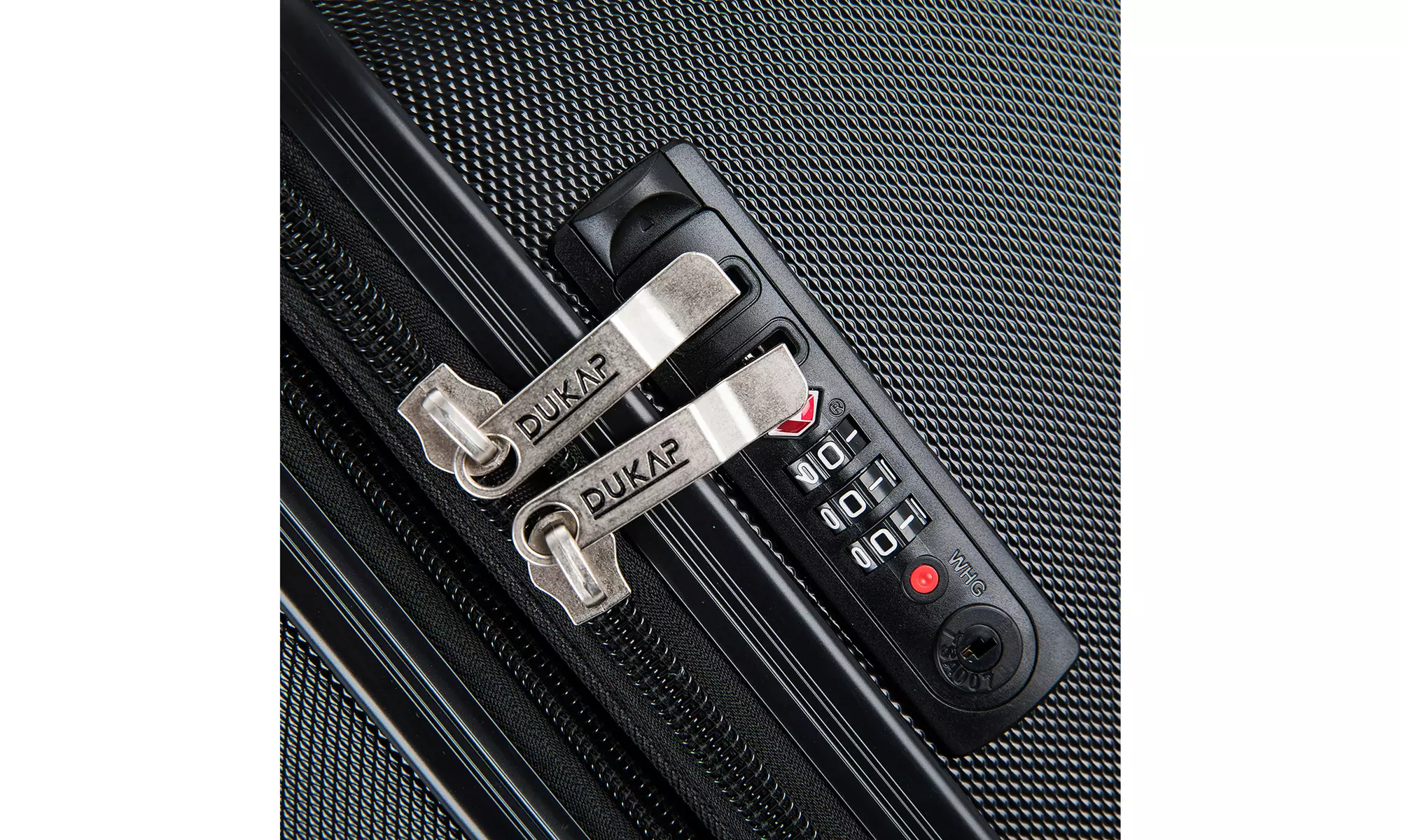 Three-Piece DUKAP Intely Smart Hardside Luggage Set 20"/28"/32"