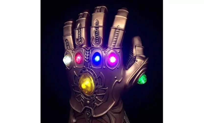 Avengers Infinity War Thanos LED Light Gauntlet Gloves Cosplay Costume Hot - Second Medium