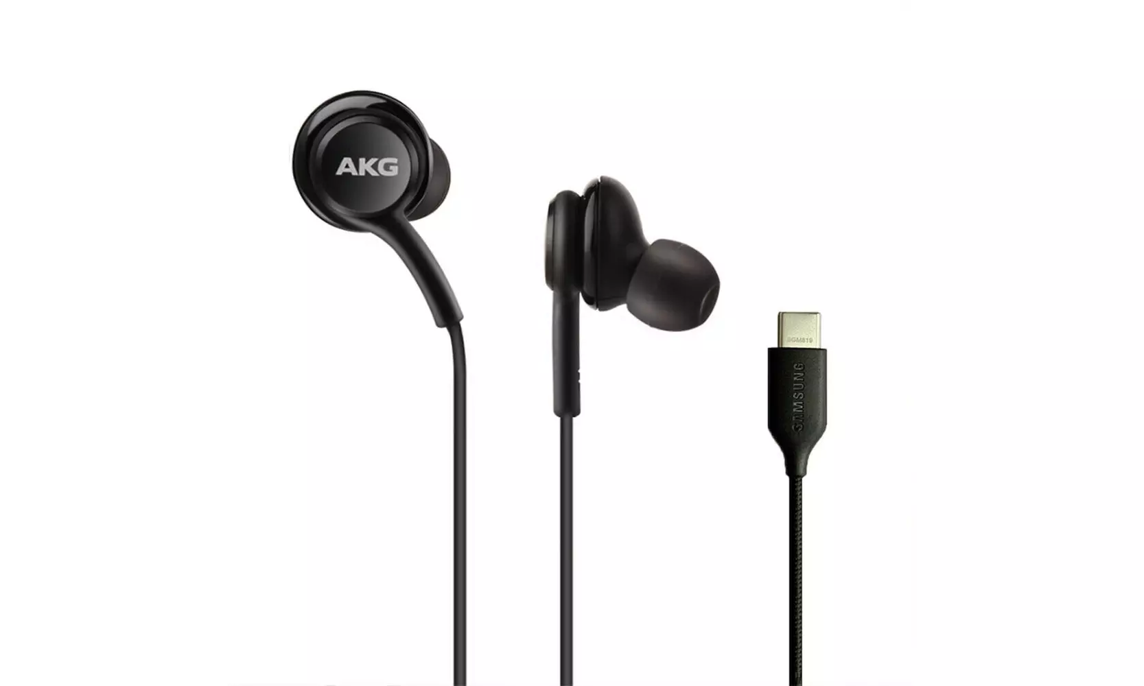 Type C Wired Earbuds AKG USB-C Headphones for Samsung Galaxy Note 10 S20 Plus - Primary Image
