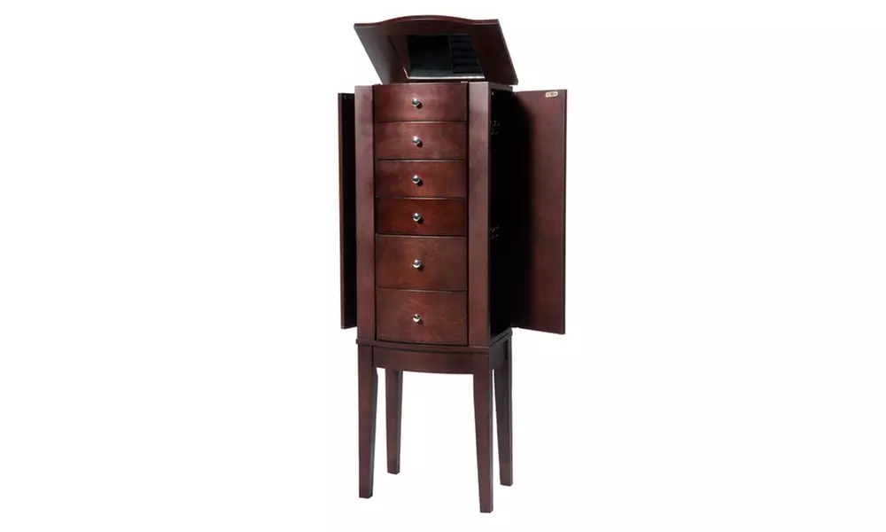 Merlot Jewelry Armoire - Second Medium
