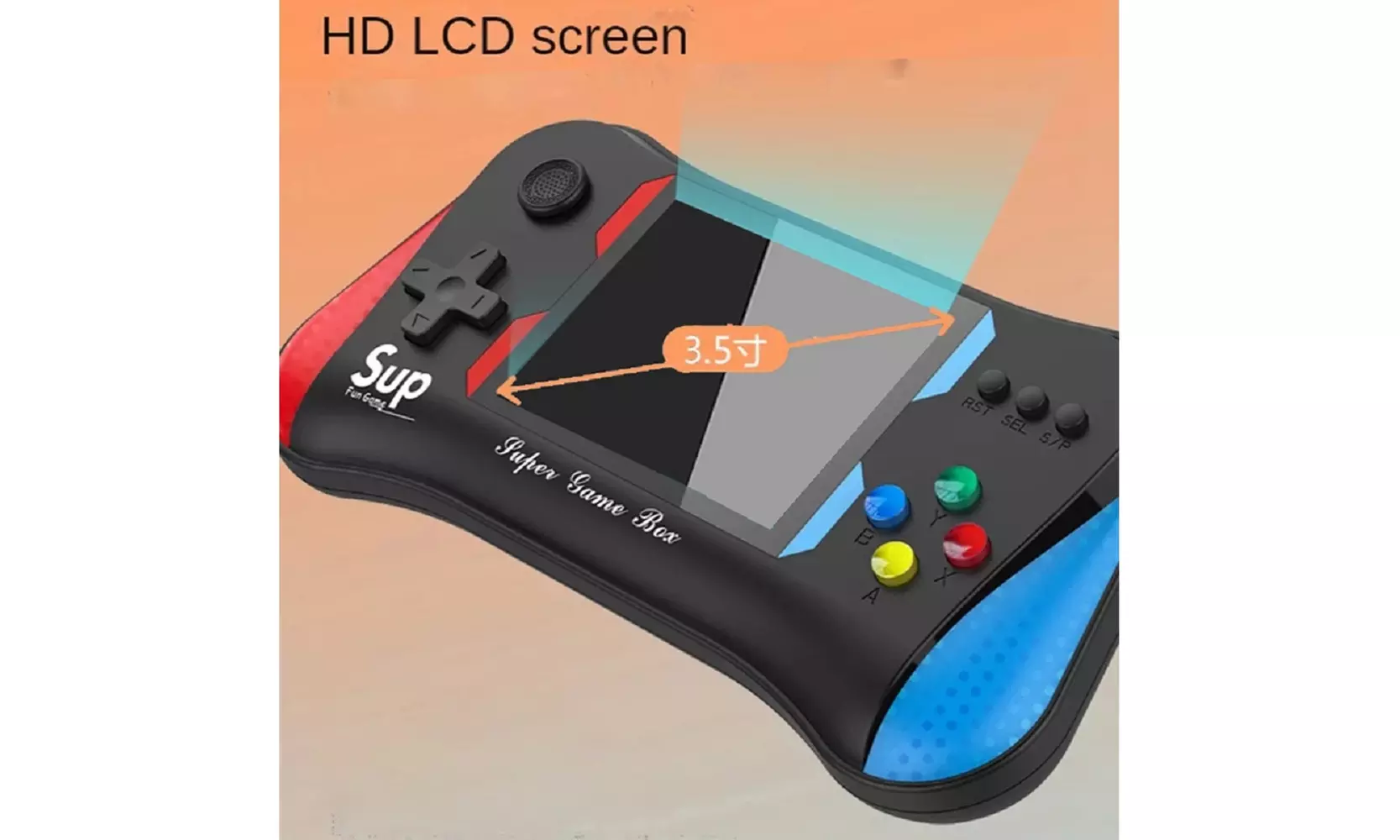 500 Games In One Handheld Game Console 3.5 inch Screen - Second Medium