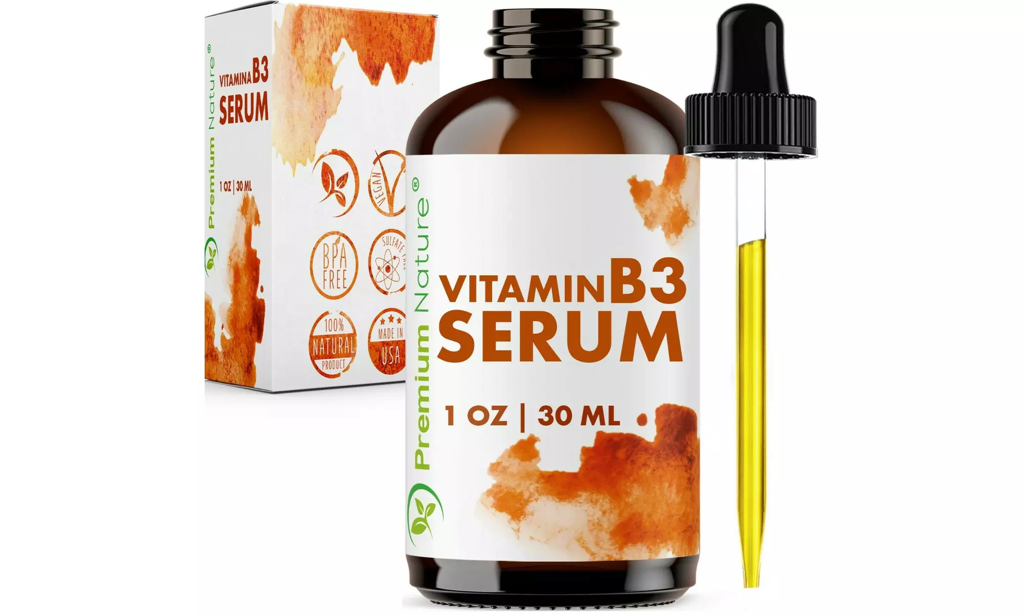 VITAMIN B3 & E Serum 1 oz from Premium Nature - Primary Image