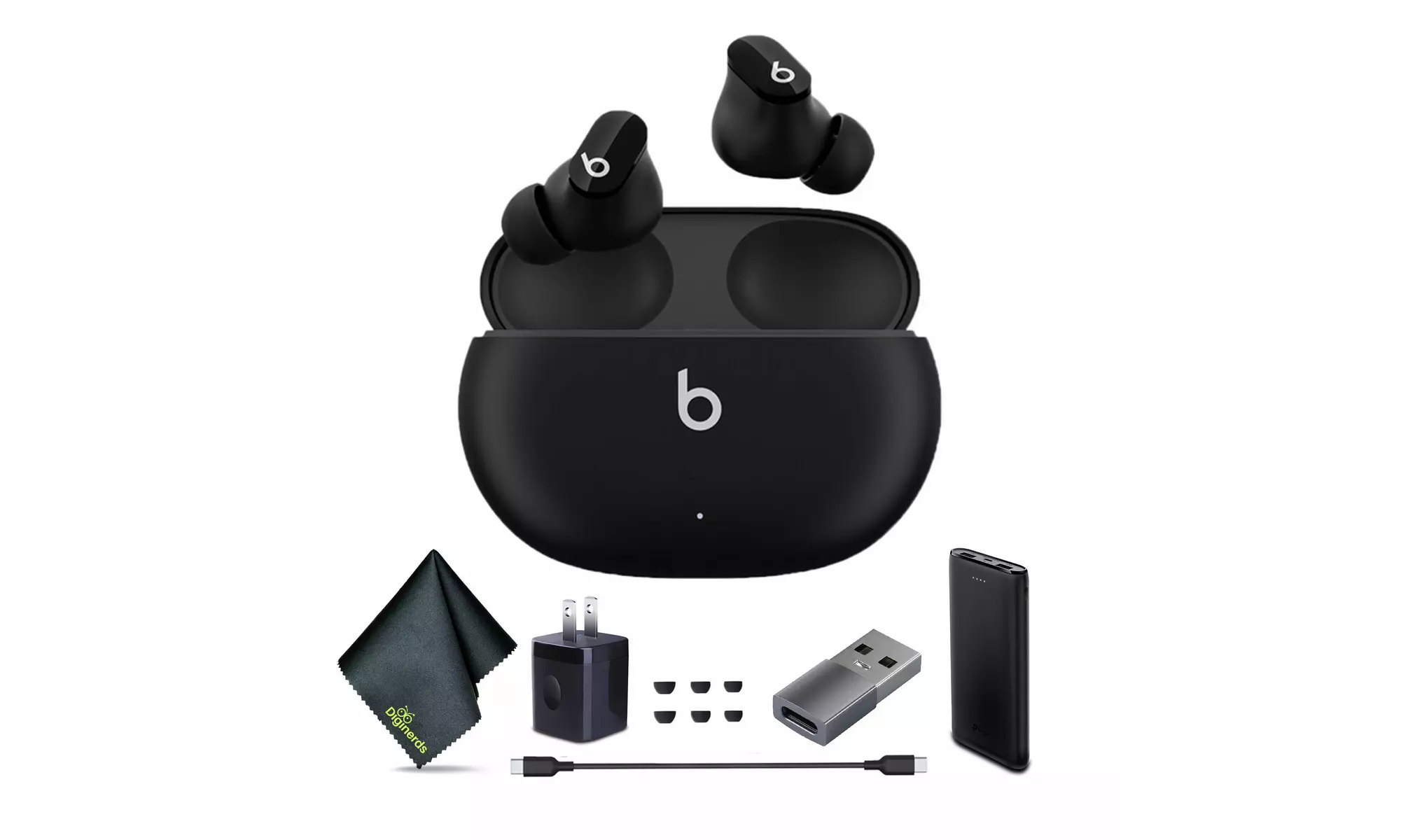 Beats Studio Buds, Noise Canceling, True Wireless, In-Ear Headphones Bundle