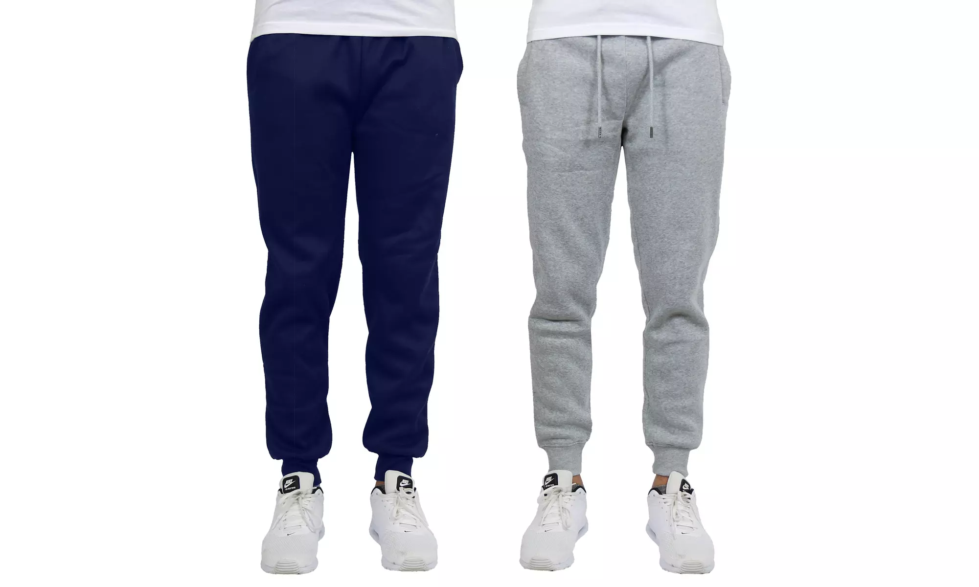 2-Pack Galaxy By Harvic Men's Fleece-Lined Jogger Sweatpants (S-2XL)