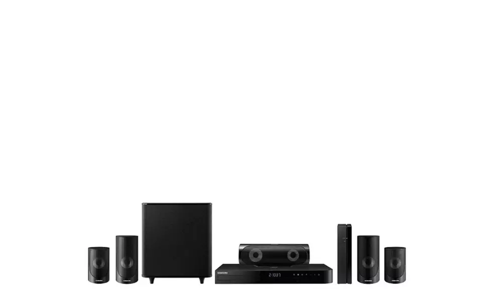 Samsung 5.1-Channel 1,000W Home Theater System with 3D Blu-ray Player (Refurbished) - Primary Image