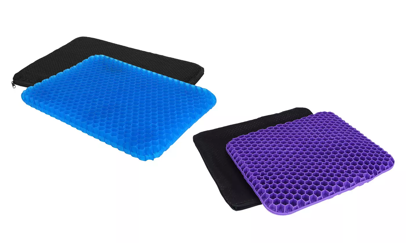 iMounTEK Honeycomb Gel Support Seat Cushion Breathable Egg Seat Pad w/ Cover