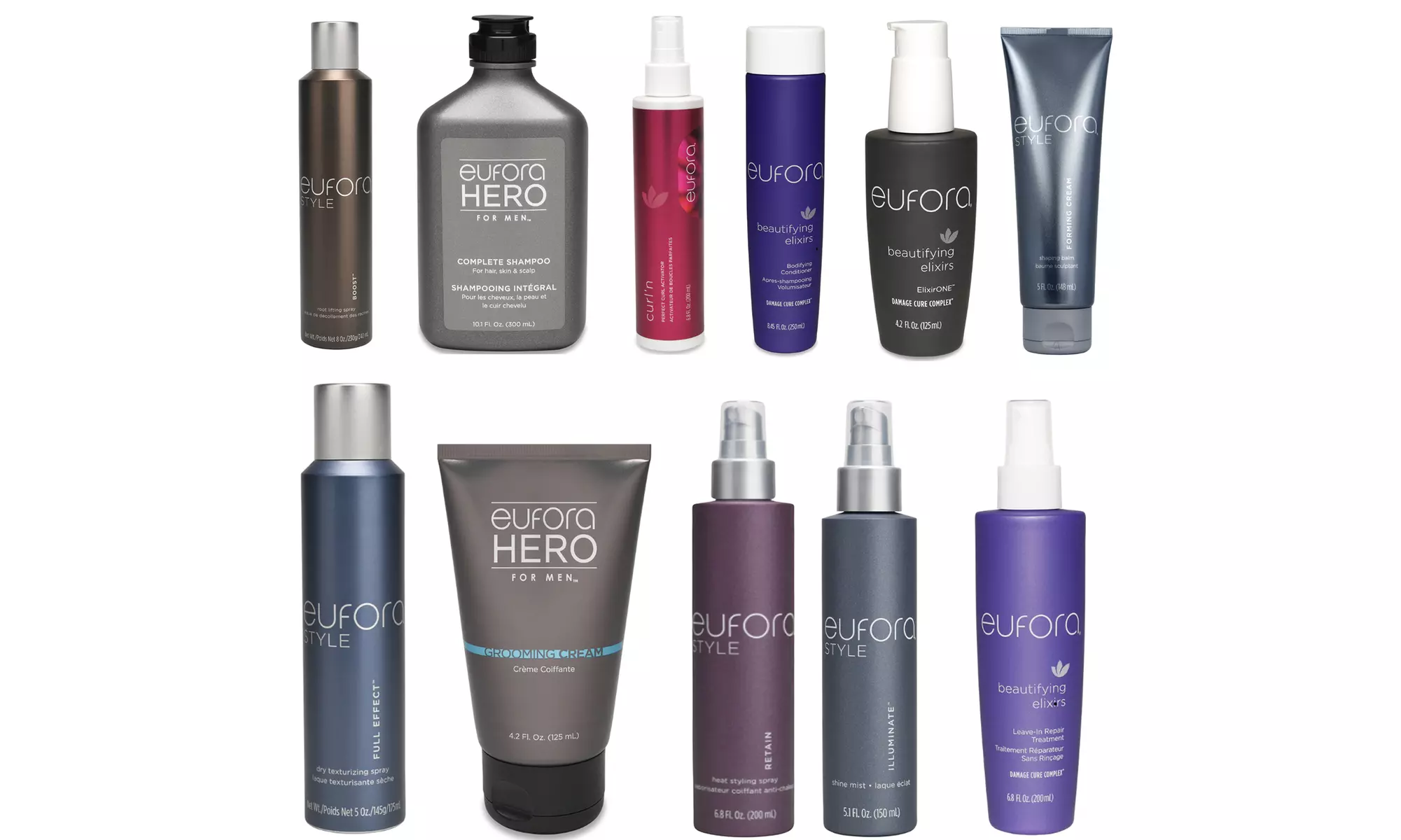 Eufora Shampoo, Condiotioner, & hair care products  - Primary Image