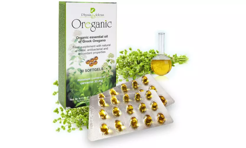 New Organic Oregano Oil Capsules Blister - 30 Softgels Hygiene Pack  - Primary Image