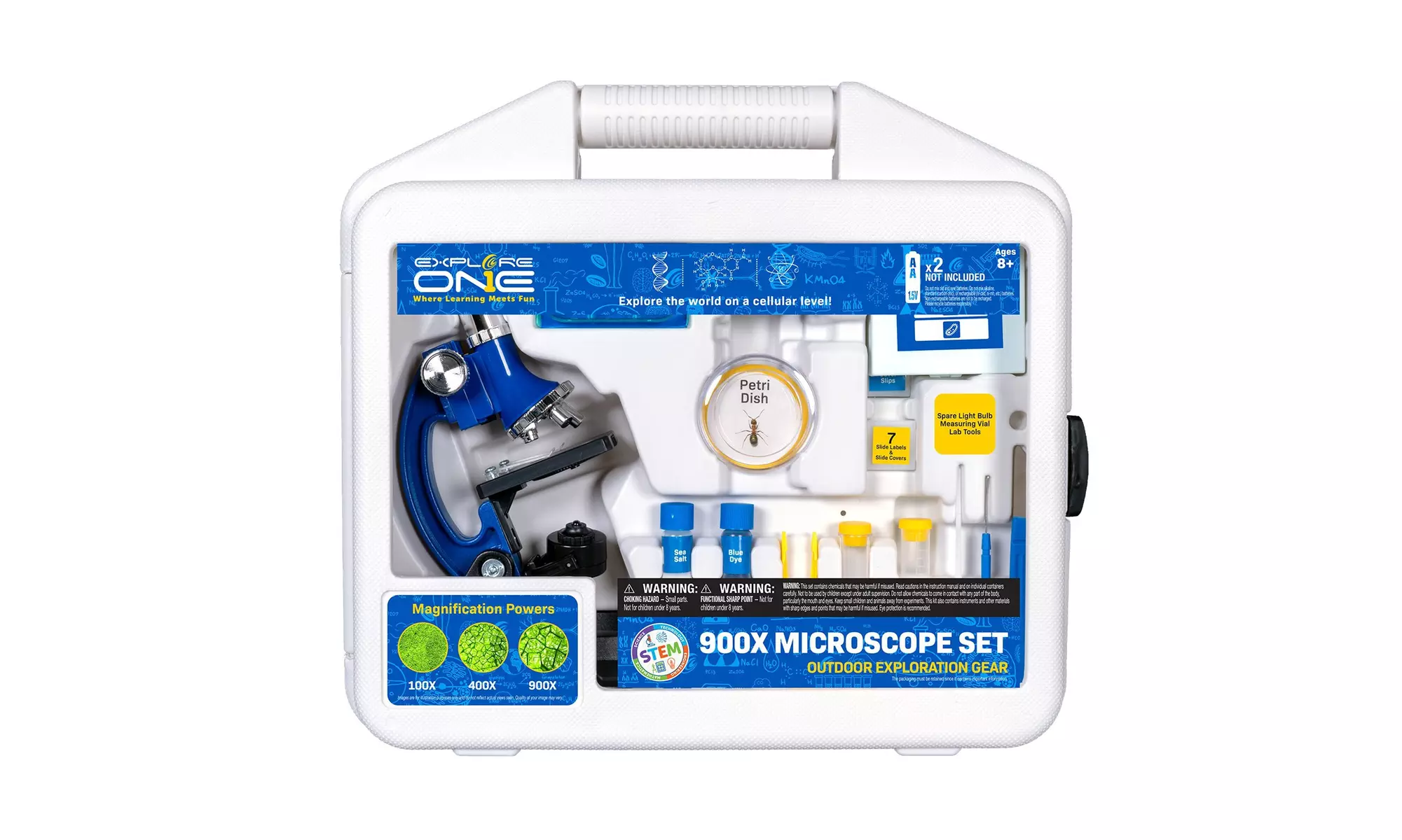 Explore One 45 Piece 900X Microscope Set with Case - Primary Image