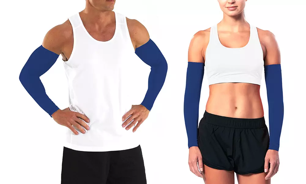 Arm Compression Sleeves for Men and Women (2-Pack)