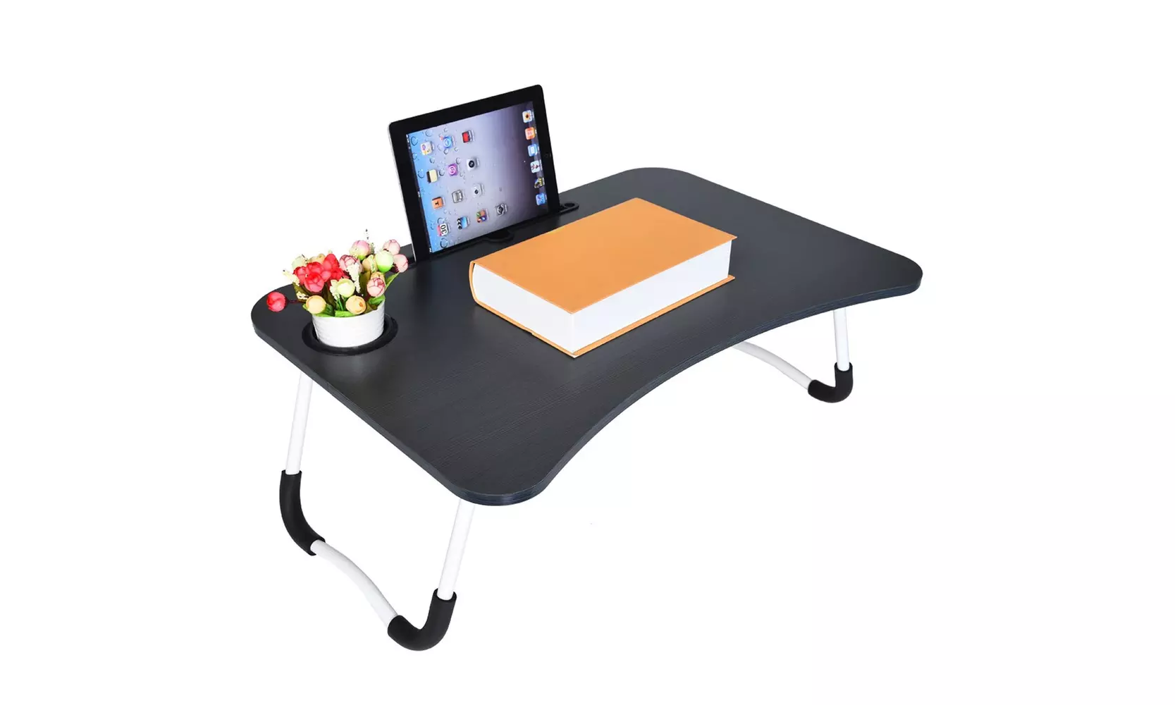 Wuuynn Foldable Laptop Stand Bed Lazy Laptop Table Small Desk Breakfast Tray - Primary Image