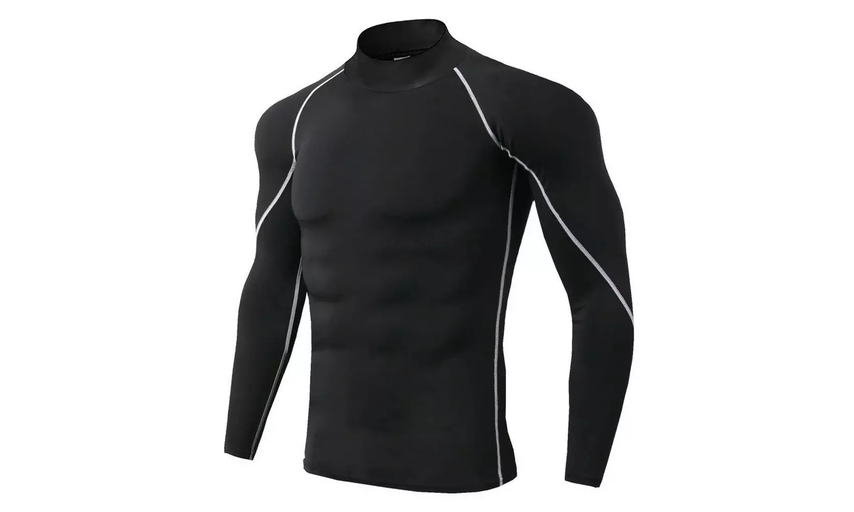 Men's Compression Shirts Long Sleeve Athletic Workout Tops Sports Baselayers