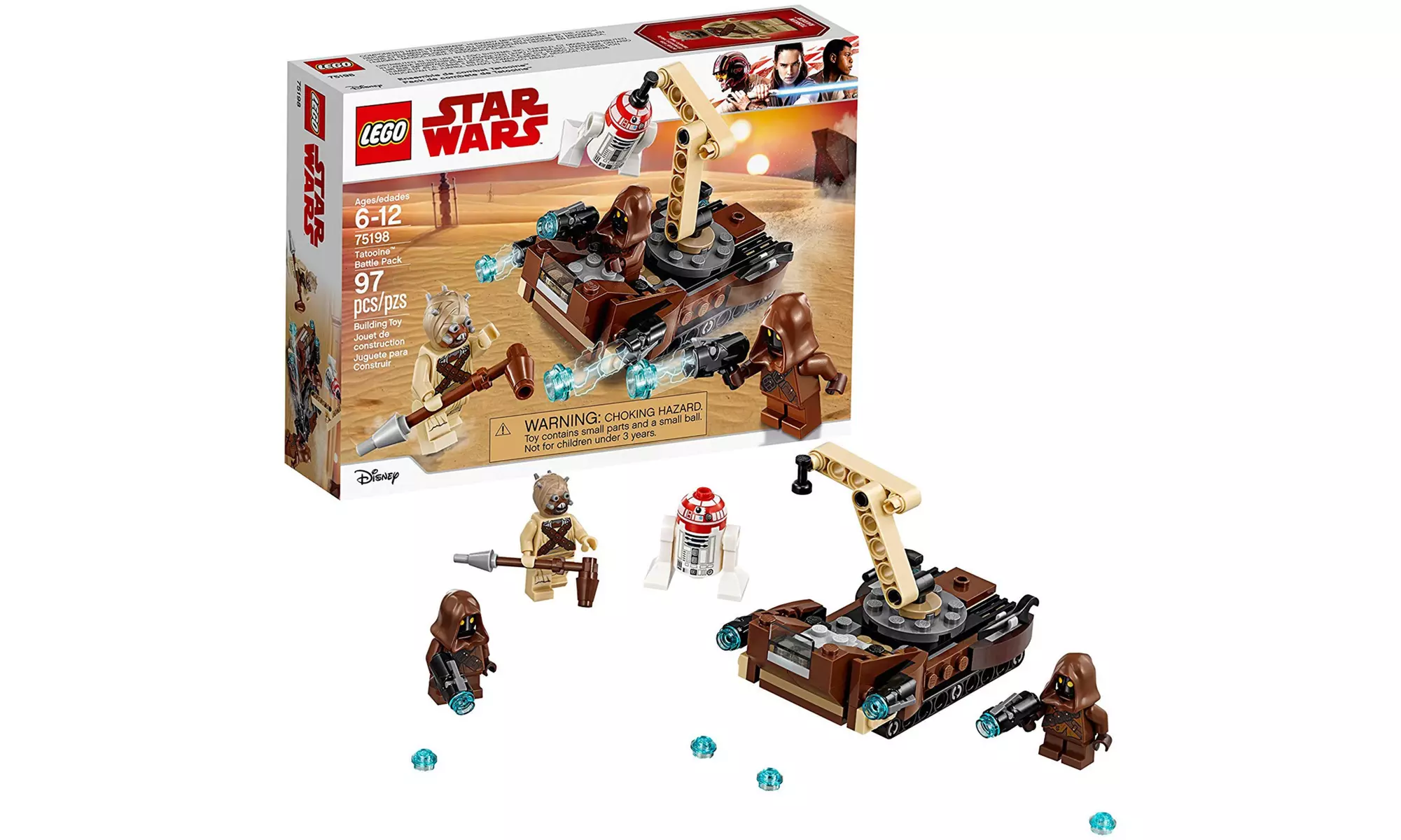Lego Star Wars Tatooine Battle Pack Tusken Raider droid Jawa minifigure 97 75198 - Primary Image