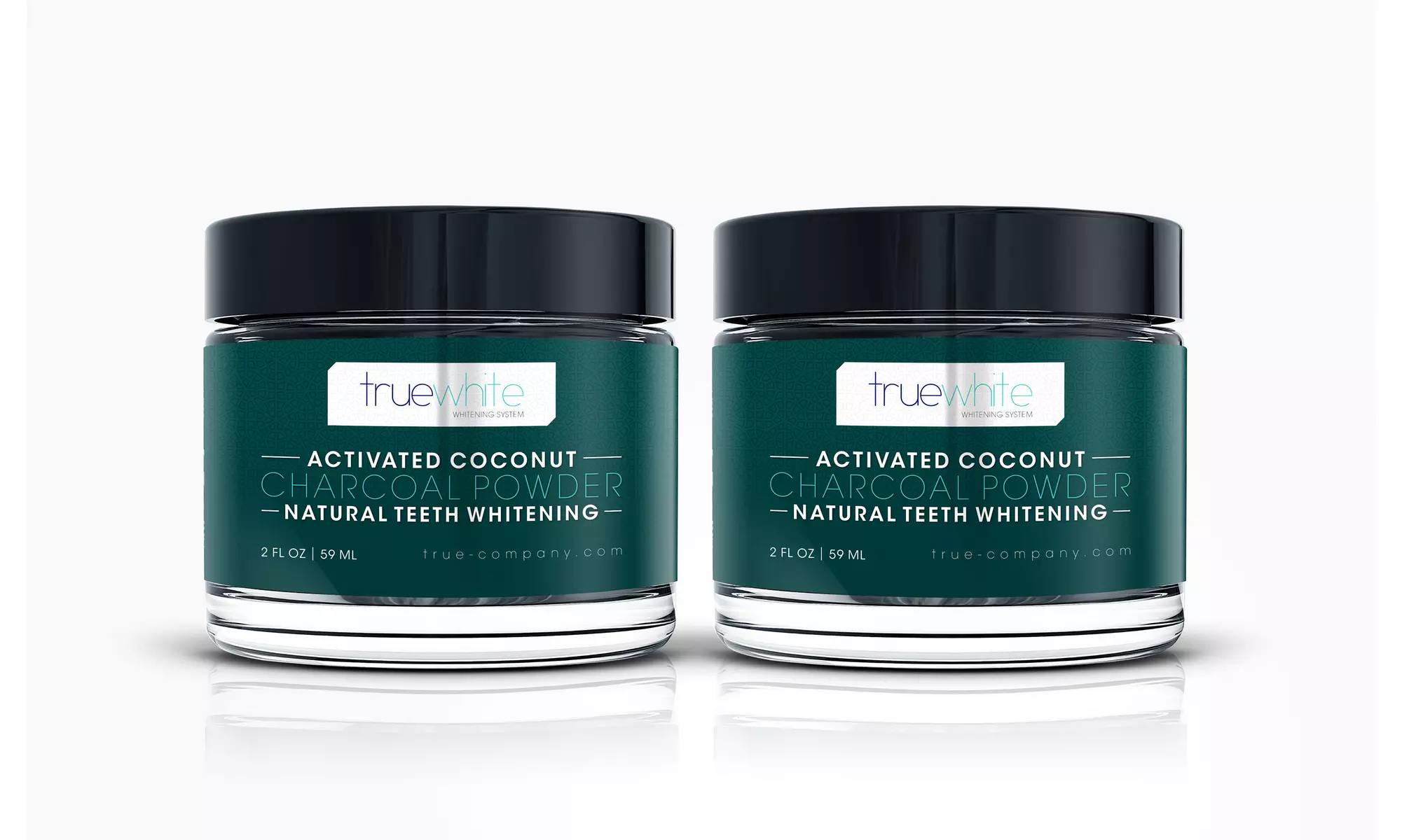 truewhite Natural 100% Charcoal Teeth Whitening Powder Bundle 2-Pack - Primary Image