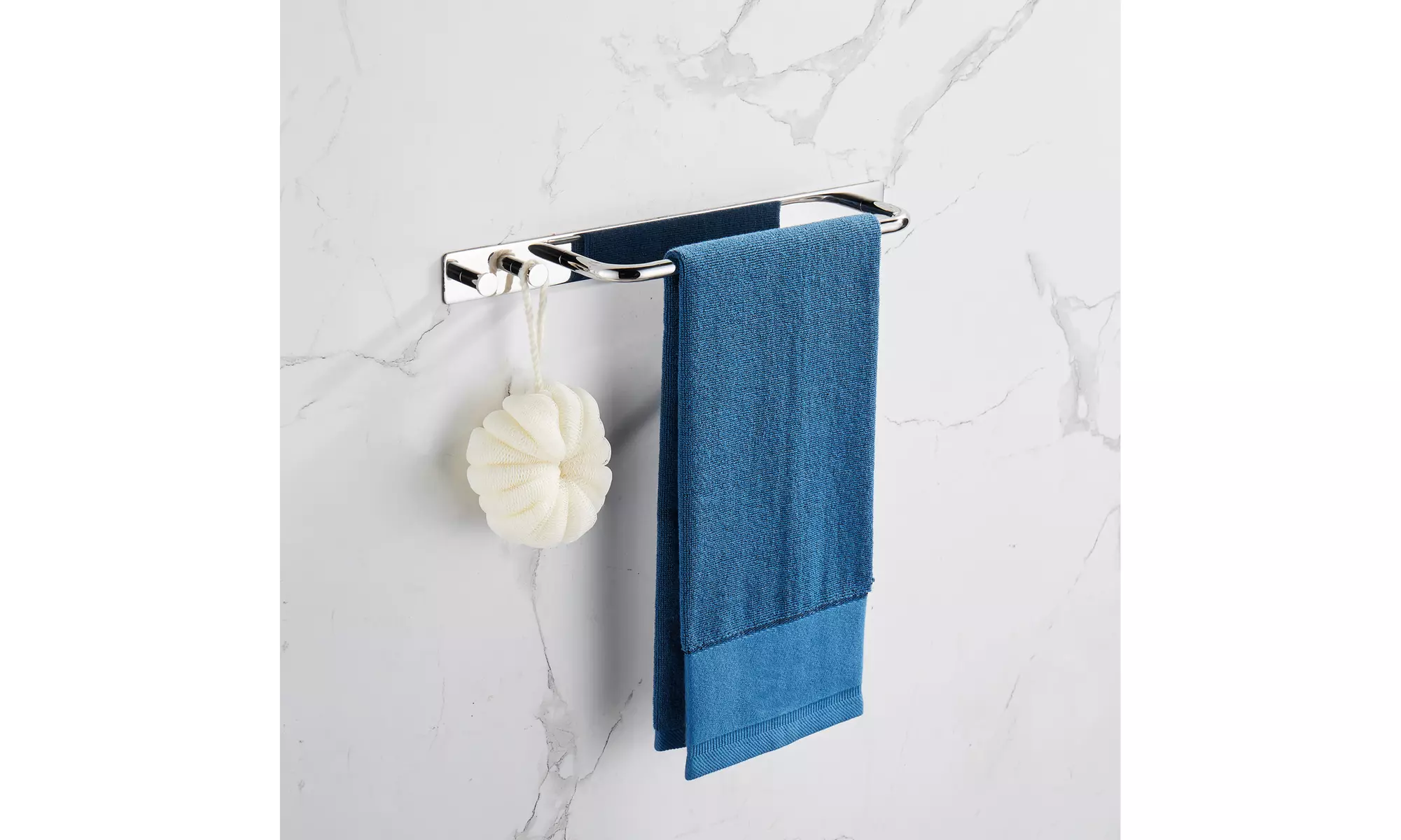 Strong Viscosity Adhesive Bright Polishing Towel Bar Holder Rack Robe 