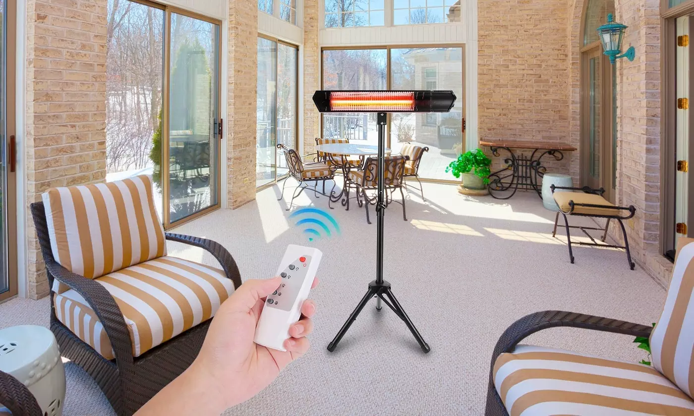 iMounTEK Infrared Hanging Electric Heat Lamp Outdoor Patio Heater