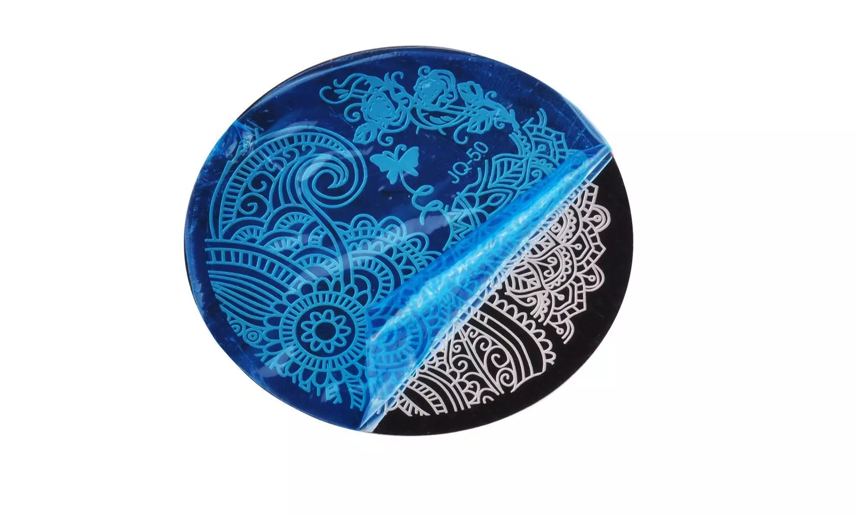 Manicure Template Nail Art Image Stamping Polish Plate Stamper Set - Primary Image