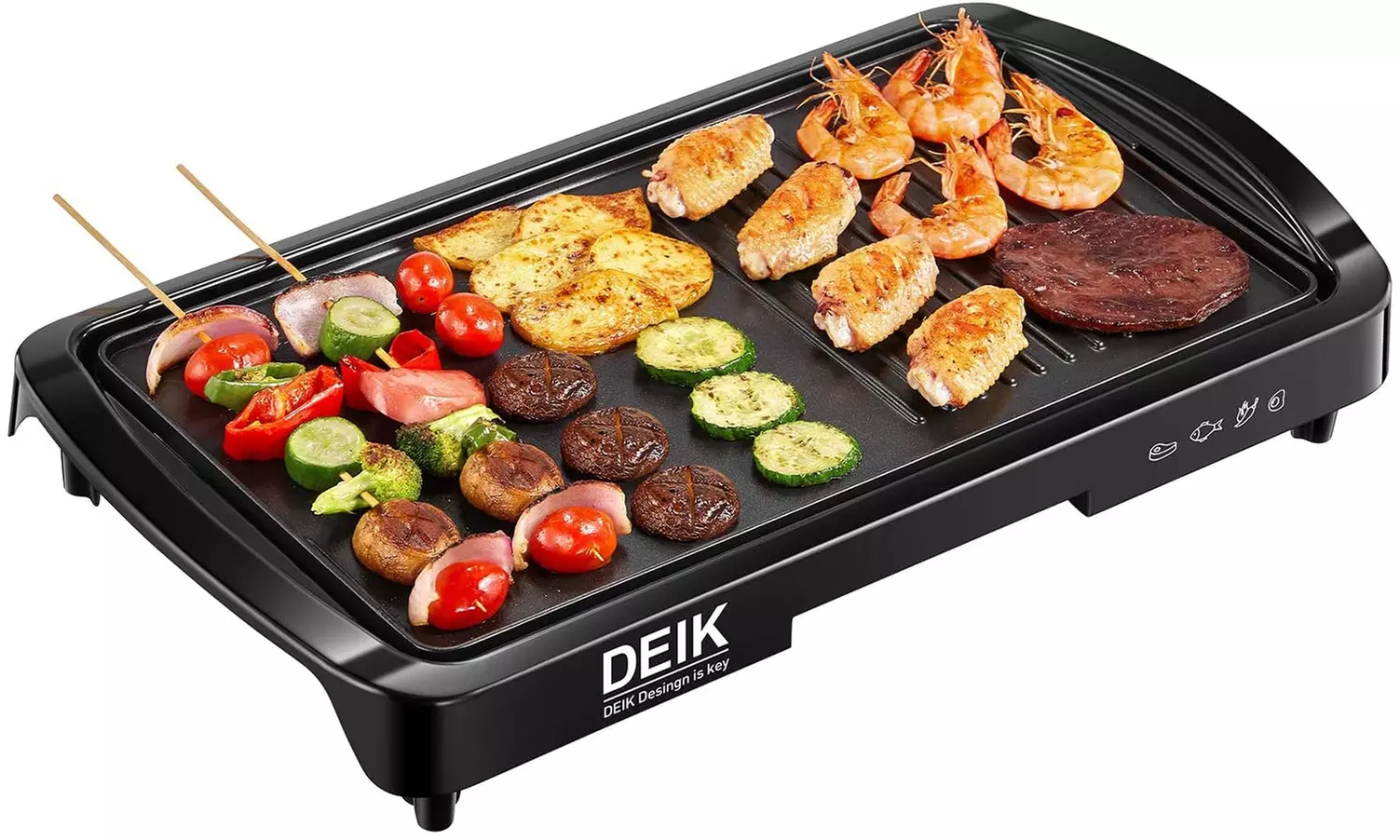 Electric Griddle, 20 inch 2 in 1 Nonstick Pancake Griddle 1600W - Primary Image